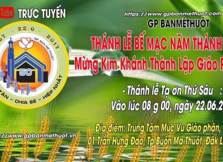 Trực tiếp Thánh lễ Bế mạc Năm Thánh mừng Kim Khánh giáo phận Ban Mê Thuột