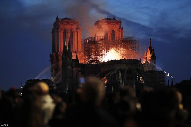 Nhà thờ Đức Bà Paris bị cháy